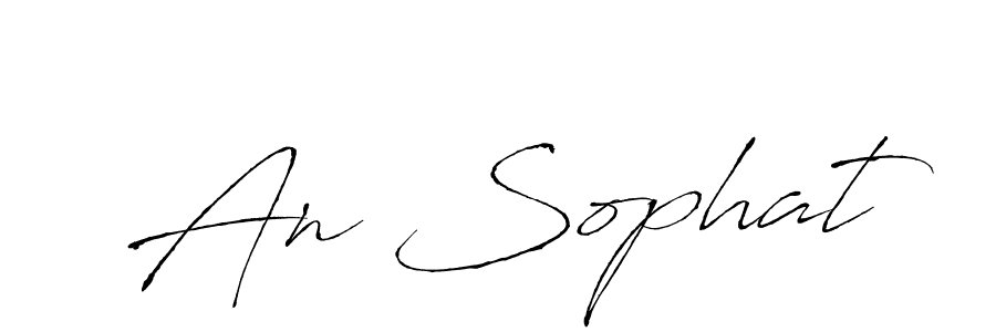 Similarly Antro_Vectra is the best handwritten signature design. Signature creator online .You can use it as an online autograph creator for name An Sophat. An Sophat signature style 6 images and pictures png