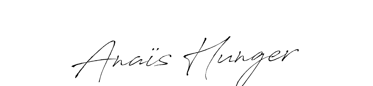How to make Anaïs Hunger signature? Antro_Vectra is a professional autograph style. Create handwritten signature for Anaïs Hunger name. Anaïs Hunger signature style 6 images and pictures png