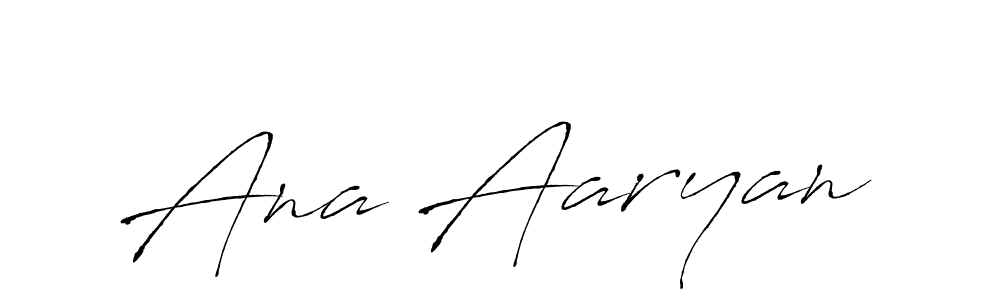 The best way (Antro_Vectra) to make a short signature is to pick only two or three words in your name. The name Ana Aaryan include a total of six letters. For converting this name. Ana Aaryan signature style 6 images and pictures png