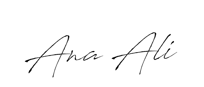 How to make Ana Ali signature? Antro_Vectra is a professional autograph style. Create handwritten signature for Ana Ali name. Ana Ali signature style 6 images and pictures png