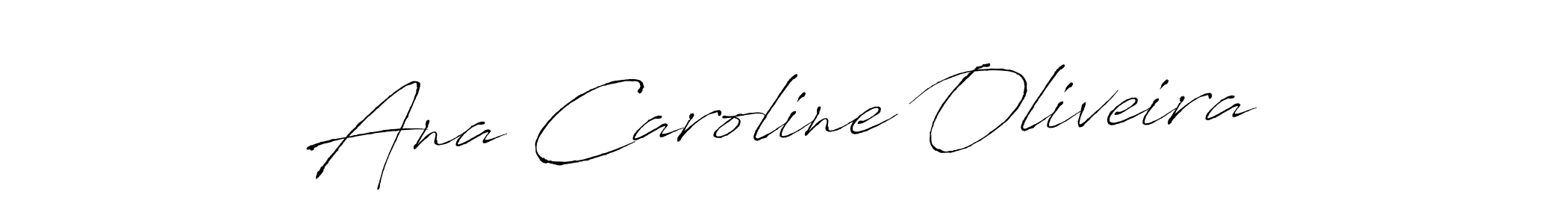Make a beautiful signature design for name Ana Caroline Oliveira. With this signature (Antro_Vectra) style, you can create a handwritten signature for free. Ana Caroline Oliveira signature style 6 images and pictures png