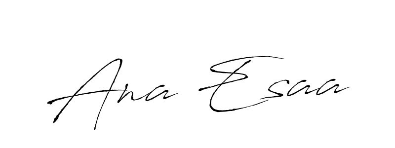 Create a beautiful signature design for name Ana Esaa. With this signature (Antro_Vectra) fonts, you can make a handwritten signature for free. Ana Esaa signature style 6 images and pictures png