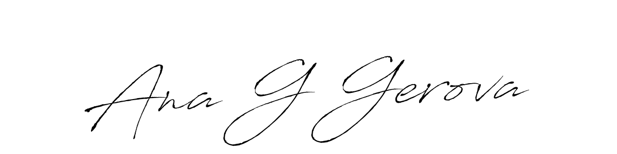 It looks lik you need a new signature style for name Ana G Gerova. Design unique handwritten (Antro_Vectra) signature with our free signature maker in just a few clicks. Ana G Gerova signature style 6 images and pictures png