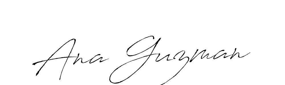 Design your own signature with our free online signature maker. With this signature software, you can create a handwritten (Antro_Vectra) signature for name Ana Guzman. Ana Guzman signature style 6 images and pictures png