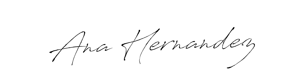 How to make Ana Hernandez name signature. Use Antro_Vectra style for creating short signs online. This is the latest handwritten sign. Ana Hernandez signature style 6 images and pictures png