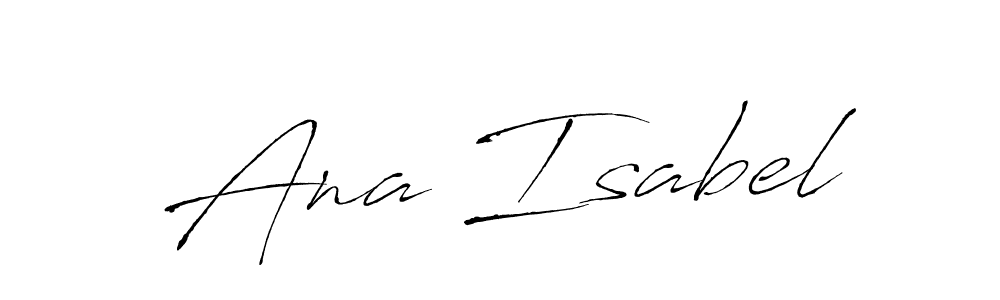 How to make Ana Isabel signature? Antro_Vectra is a professional autograph style. Create handwritten signature for Ana Isabel name. Ana Isabel signature style 6 images and pictures png