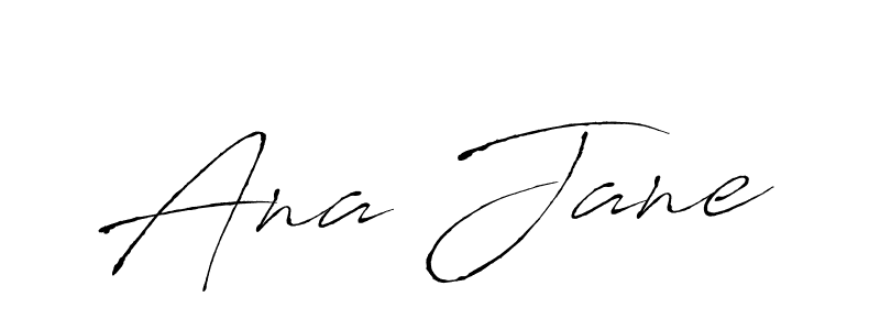 Ana Jane stylish signature style. Best Handwritten Sign (Antro_Vectra) for my name. Handwritten Signature Collection Ideas for my name Ana Jane. Ana Jane signature style 6 images and pictures png
