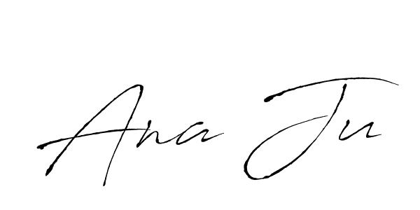 Ana Ju stylish signature style. Best Handwritten Sign (Antro_Vectra) for my name. Handwritten Signature Collection Ideas for my name Ana Ju. Ana Ju signature style 6 images and pictures png