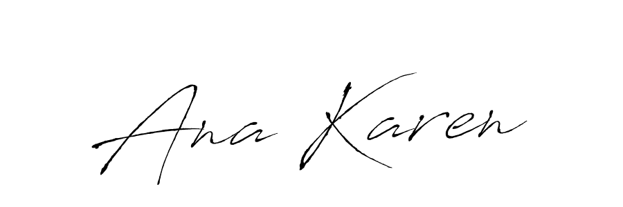 Similarly Antro_Vectra is the best handwritten signature design. Signature creator online .You can use it as an online autograph creator for name Ana Karen. Ana Karen signature style 6 images and pictures png