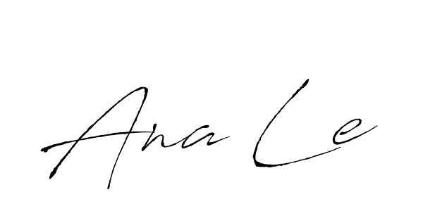 Once you've used our free online signature maker to create your best signature Antro_Vectra style, it's time to enjoy all of the benefits that Ana Le name signing documents. Ana Le signature style 6 images and pictures png