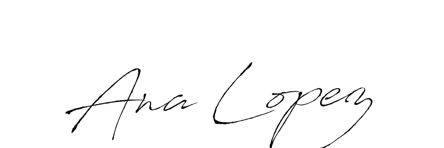 Use a signature maker to create a handwritten signature online. With this signature software, you can design (Antro_Vectra) your own signature for name Ana Lopez. Ana Lopez signature style 6 images and pictures png