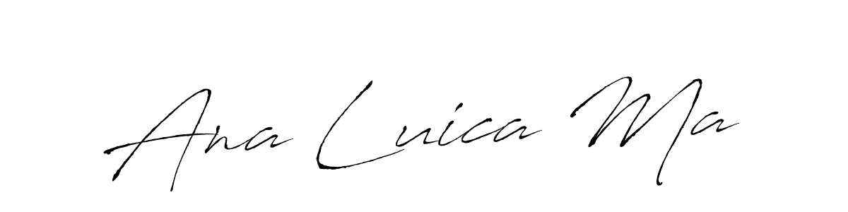 Similarly Antro_Vectra is the best handwritten signature design. Signature creator online .You can use it as an online autograph creator for name Ana Luica Ma. Ana Luica Ma signature style 6 images and pictures png