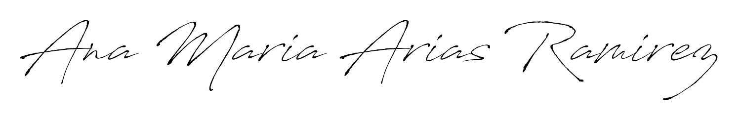 How to make Ana Maria Arias Ramirez signature? Antro_Vectra is a professional autograph style. Create handwritten signature for Ana Maria Arias Ramirez name. Ana Maria Arias Ramirez signature style 6 images and pictures png