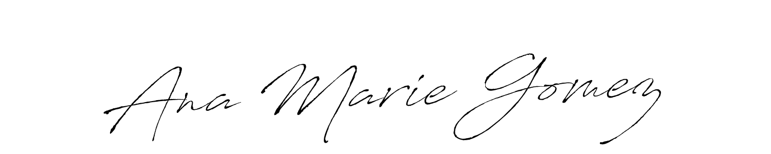 Similarly Antro_Vectra is the best handwritten signature design. Signature creator online .You can use it as an online autograph creator for name Ana Marie Gomez. Ana Marie Gomez signature style 6 images and pictures png