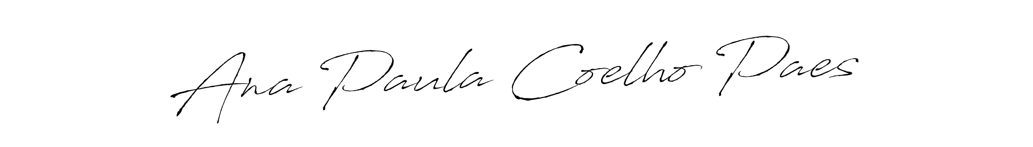 The best way (Antro_Vectra) to make a short signature is to pick only two or three words in your name. The name Ana Paula Coelho Paes include a total of six letters. For converting this name. Ana Paula Coelho Paes signature style 6 images and pictures png