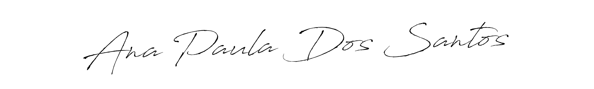 How to make Ana Paula Dos Santos signature? Antro_Vectra is a professional autograph style. Create handwritten signature for Ana Paula Dos Santos name. Ana Paula Dos Santos signature style 6 images and pictures png