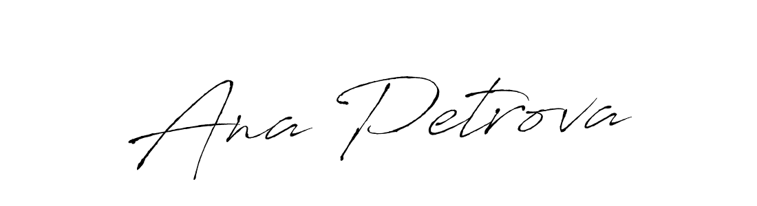 Design your own signature with our free online signature maker. With this signature software, you can create a handwritten (Antro_Vectra) signature for name Ana Petrova. Ana Petrova signature style 6 images and pictures png