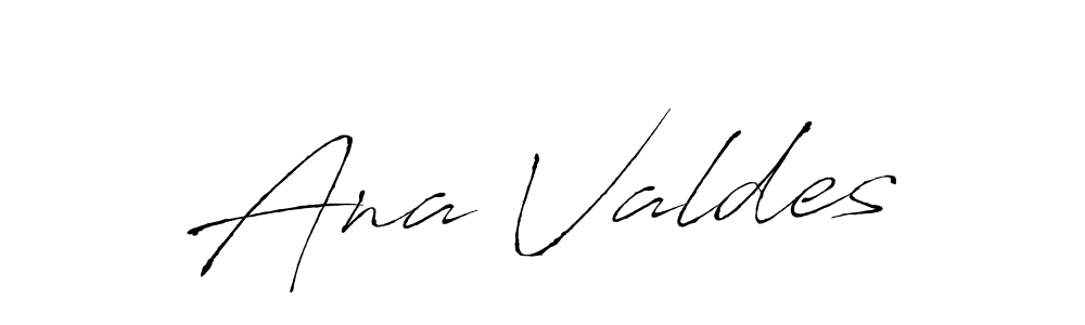 Design your own signature with our free online signature maker. With this signature software, you can create a handwritten (Antro_Vectra) signature for name Ana Valdes. Ana Valdes signature style 6 images and pictures png