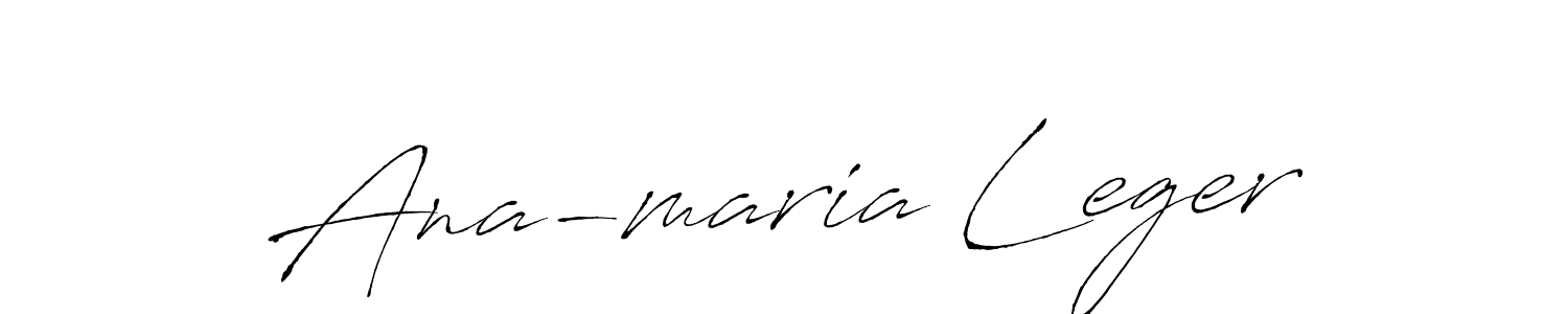 You can use this online signature creator to create a handwritten signature for the name Ana-maria Leger. This is the best online autograph maker. Ana-maria Leger signature style 6 images and pictures png