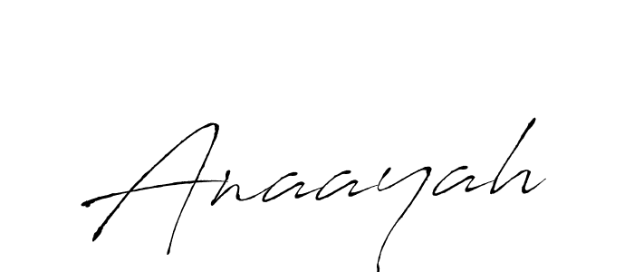 Anaayah stylish signature style. Best Handwritten Sign (Antro_Vectra) for my name. Handwritten Signature Collection Ideas for my name Anaayah. Anaayah signature style 6 images and pictures png