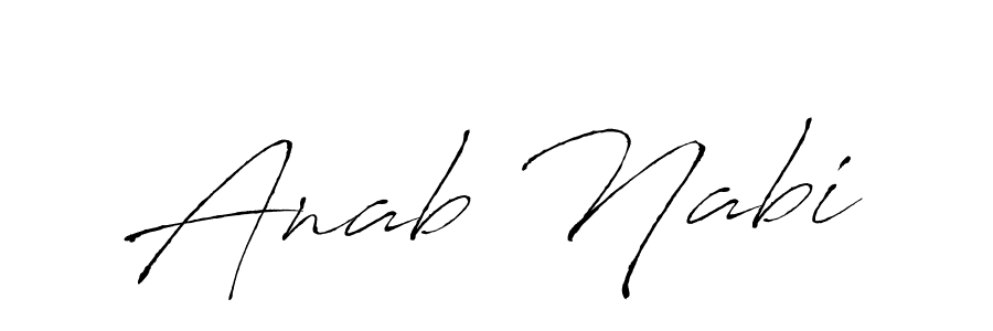 You should practise on your own different ways (Antro_Vectra) to write your name (Anab Nabi) in signature. don't let someone else do it for you. Anab Nabi signature style 6 images and pictures png