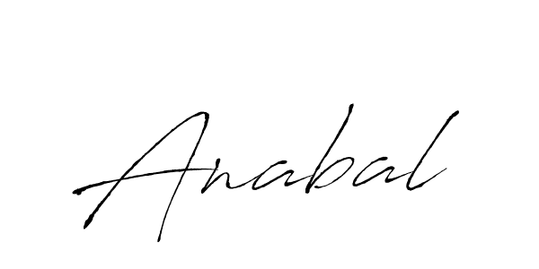 Anabal stylish signature style. Best Handwritten Sign (Antro_Vectra) for my name. Handwritten Signature Collection Ideas for my name Anabal. Anabal signature style 6 images and pictures png