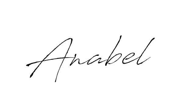 Use a signature maker to create a handwritten signature online. With this signature software, you can design (Antro_Vectra) your own signature for name Anabel. Anabel signature style 6 images and pictures png