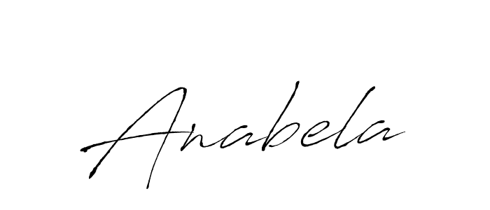 Use a signature maker to create a handwritten signature online. With this signature software, you can design (Antro_Vectra) your own signature for name Anabela. Anabela signature style 6 images and pictures png