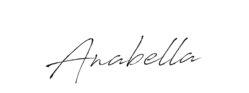 Use a signature maker to create a handwritten signature online. With this signature software, you can design (Antro_Vectra) your own signature for name Anabella. Anabella signature style 6 images and pictures png