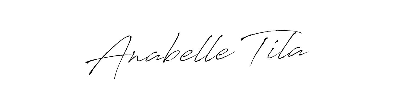 Also we have Anabelle Tila name is the best signature style. Create professional handwritten signature collection using Antro_Vectra autograph style. Anabelle Tila signature style 6 images and pictures png