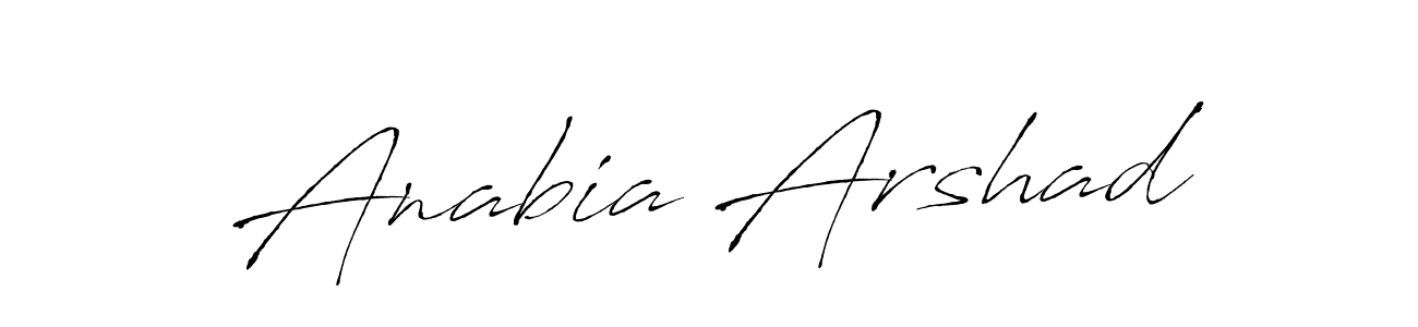 Here are the top 10 professional signature styles for the name Anabia Arshad. These are the best autograph styles you can use for your name. Anabia Arshad signature style 6 images and pictures png