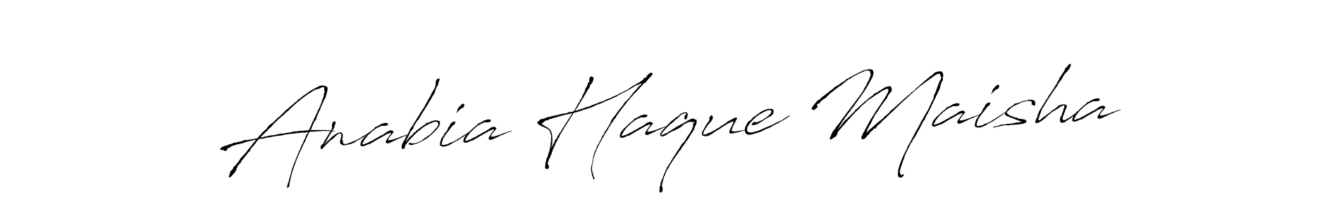 How to make Anabia Haque Maisha signature? Antro_Vectra is a professional autograph style. Create handwritten signature for Anabia Haque Maisha name. Anabia Haque Maisha signature style 6 images and pictures png