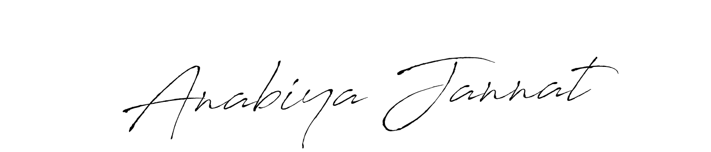 if you are searching for the best signature style for your name Anabiya Jannat. so please give up your signature search. here we have designed multiple signature styles  using Antro_Vectra. Anabiya Jannat signature style 6 images and pictures png