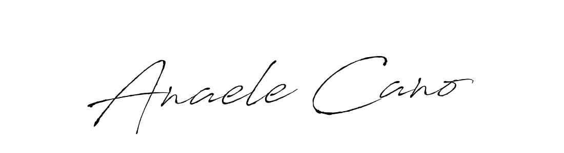 This is the best signature style for the Anaele Cano name. Also you like these signature font (Antro_Vectra). Mix name signature. Anaele Cano signature style 6 images and pictures png