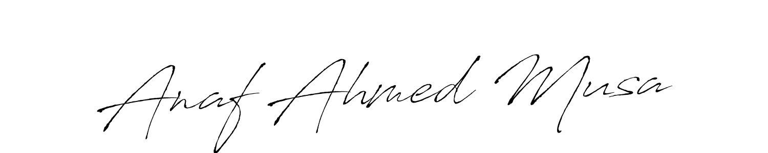 Use a signature maker to create a handwritten signature online. With this signature software, you can design (Antro_Vectra) your own signature for name Anaf Ahmed Musa. Anaf Ahmed Musa signature style 6 images and pictures png