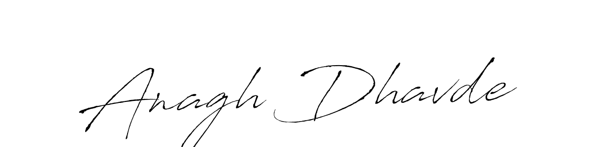 Design your own signature with our free online signature maker. With this signature software, you can create a handwritten (Antro_Vectra) signature for name Anagh Dhavde. Anagh Dhavde signature style 6 images and pictures png