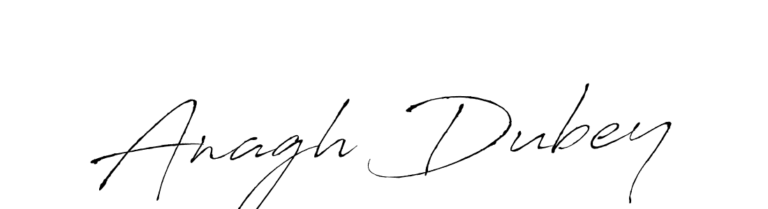 Make a beautiful signature design for name Anagh Dubey. With this signature (Antro_Vectra) style, you can create a handwritten signature for free. Anagh Dubey signature style 6 images and pictures png