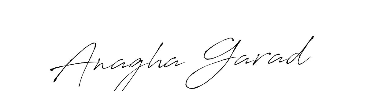 Anagha Garad stylish signature style. Best Handwritten Sign (Antro_Vectra) for my name. Handwritten Signature Collection Ideas for my name Anagha Garad. Anagha Garad signature style 6 images and pictures png