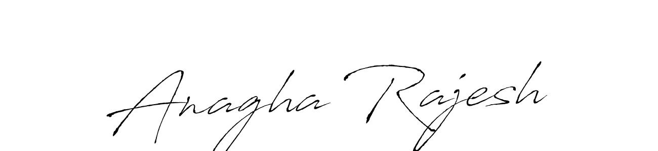 Also we have Anagha Rajesh name is the best signature style. Create professional handwritten signature collection using Antro_Vectra autograph style. Anagha Rajesh signature style 6 images and pictures png