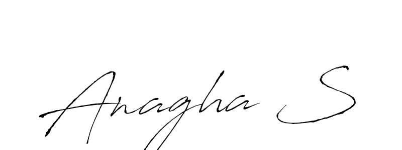 How to Draw Anagha S signature style? Antro_Vectra is a latest design signature styles for name Anagha S. Anagha S signature style 6 images and pictures png