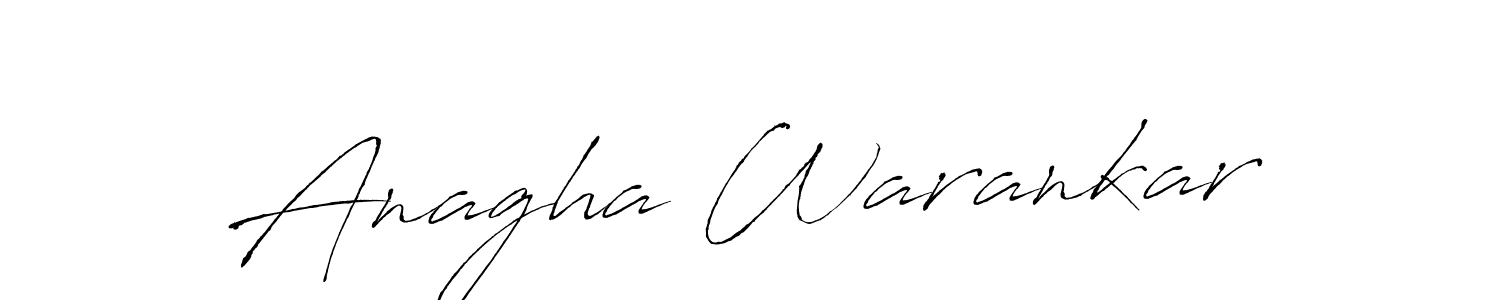 Make a short Anagha Warankar signature style. Manage your documents anywhere anytime using Antro_Vectra. Create and add eSignatures, submit forms, share and send files easily. Anagha Warankar signature style 6 images and pictures png