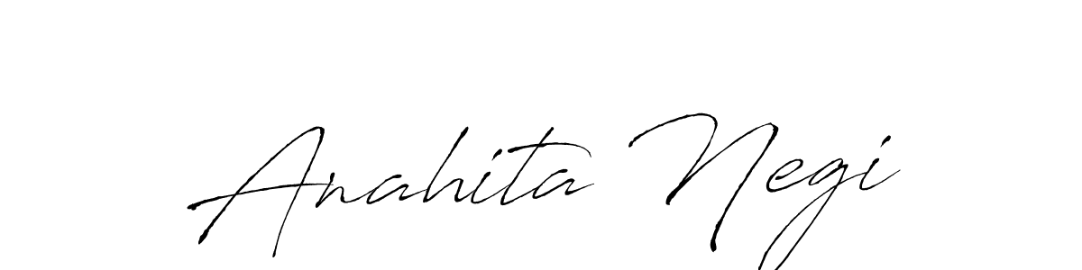Anahita Negi stylish signature style. Best Handwritten Sign (Antro_Vectra) for my name. Handwritten Signature Collection Ideas for my name Anahita Negi. Anahita Negi signature style 6 images and pictures png