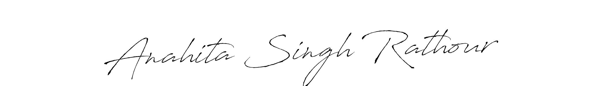 Create a beautiful signature design for name Anahita Singh Rathour. With this signature (Antro_Vectra) fonts, you can make a handwritten signature for free. Anahita Singh Rathour signature style 6 images and pictures png