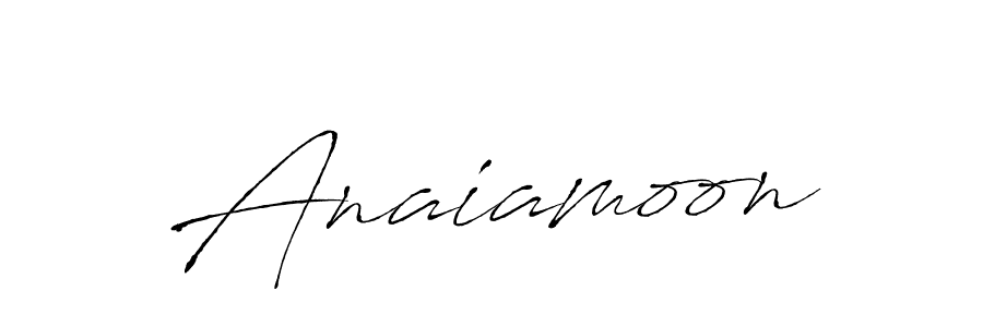 Use a signature maker to create a handwritten signature online. With this signature software, you can design (Antro_Vectra) your own signature for name Anaiamoon. Anaiamoon signature style 6 images and pictures png