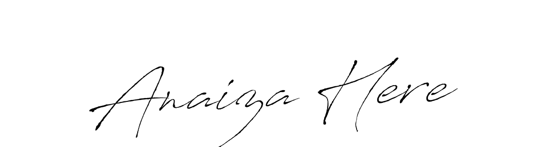 Similarly Antro_Vectra is the best handwritten signature design. Signature creator online .You can use it as an online autograph creator for name Anaiza Here. Anaiza Here signature style 6 images and pictures png