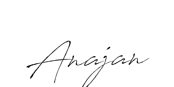 Anajan stylish signature style. Best Handwritten Sign (Antro_Vectra) for my name. Handwritten Signature Collection Ideas for my name Anajan. Anajan signature style 6 images and pictures png