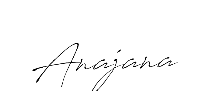 How to make Anajana name signature. Use Antro_Vectra style for creating short signs online. This is the latest handwritten sign. Anajana signature style 6 images and pictures png