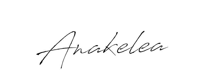 How to make Anakelea name signature. Use Antro_Vectra style for creating short signs online. This is the latest handwritten sign. Anakelea signature style 6 images and pictures png