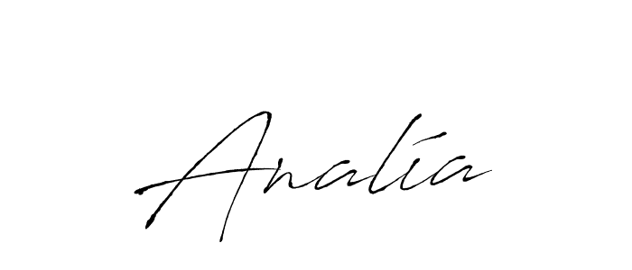 Make a beautiful signature design for name Analía. Use this online signature maker to create a handwritten signature for free. Analía signature style 6 images and pictures png