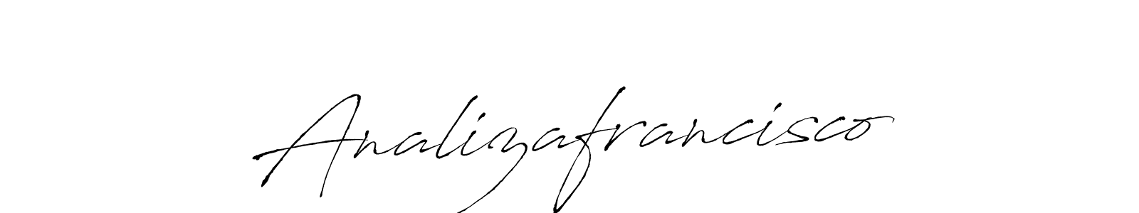 Make a short Analizafrancisco signature style. Manage your documents anywhere anytime using Antro_Vectra. Create and add eSignatures, submit forms, share and send files easily. Analizafrancisco signature style 6 images and pictures png